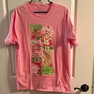 Strawberry Shortcake Pink Women's Pajama Top